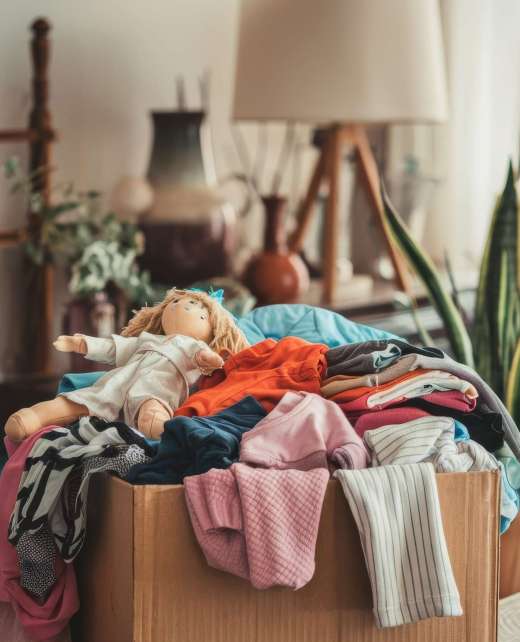 holding-clothing-donation-box-with-used-clothes-doll-home-support-help-poor-people